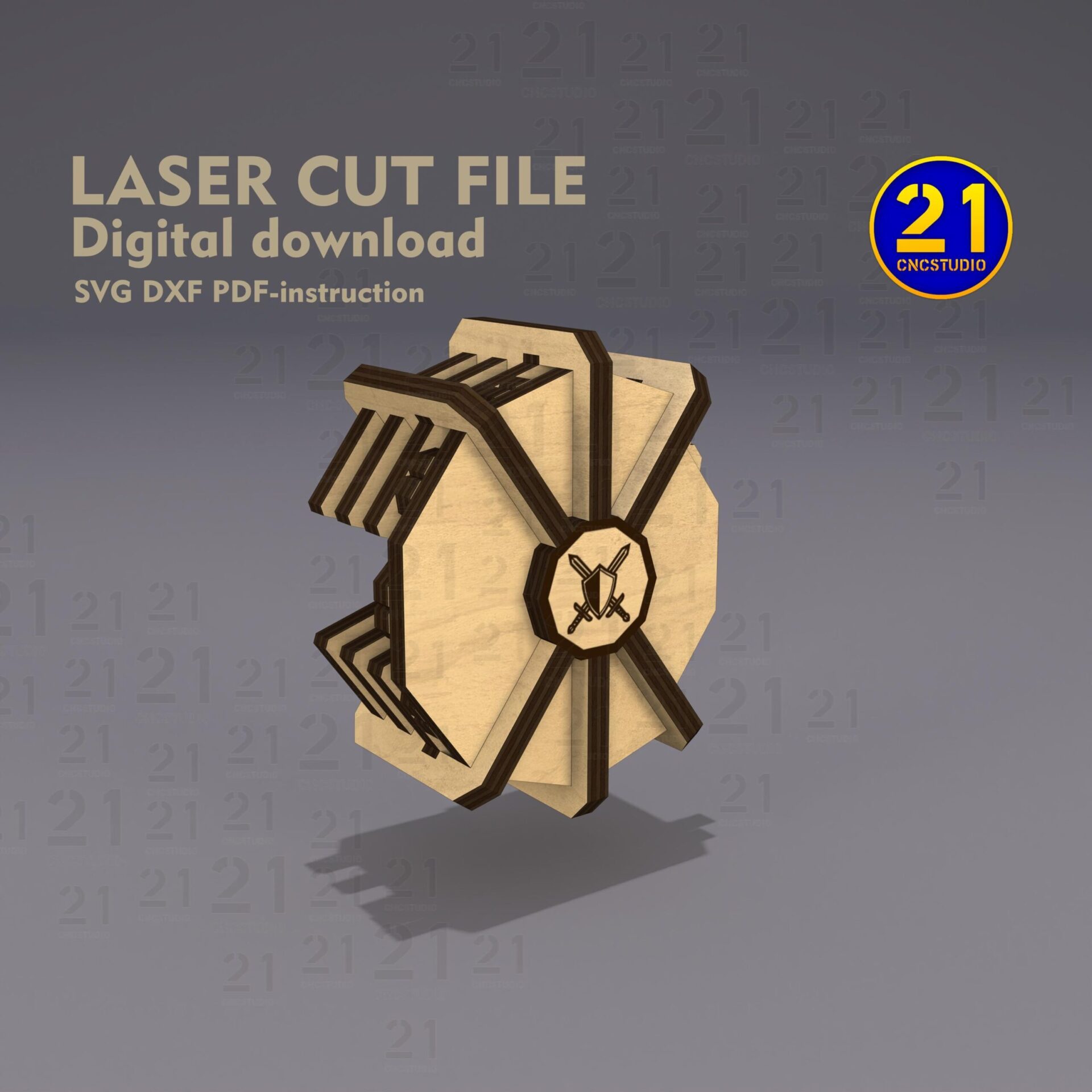 RPG HP Counter Laser Cut File | Digital Download for Gaming - Image 5